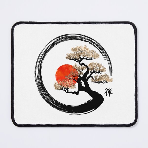 Item preview, Enso Circle and Bonsai Tree on Canvas   	 	 designed and sold by ygqujuhui99.