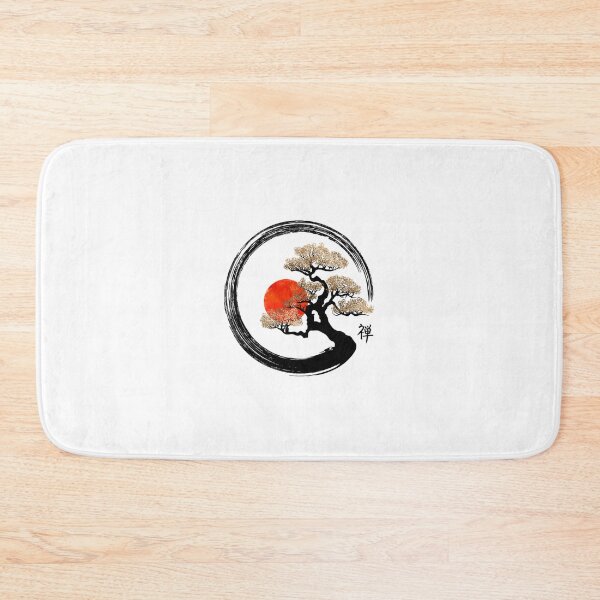 Item preview, Enso Circle and Bonsai Tree on Canvas   	 	 designed and sold by ygqujuhui99.
