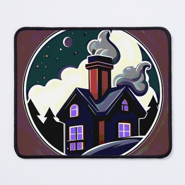 Item preview, chimney house 2023 tileartwork designed and sold by tileartwork.