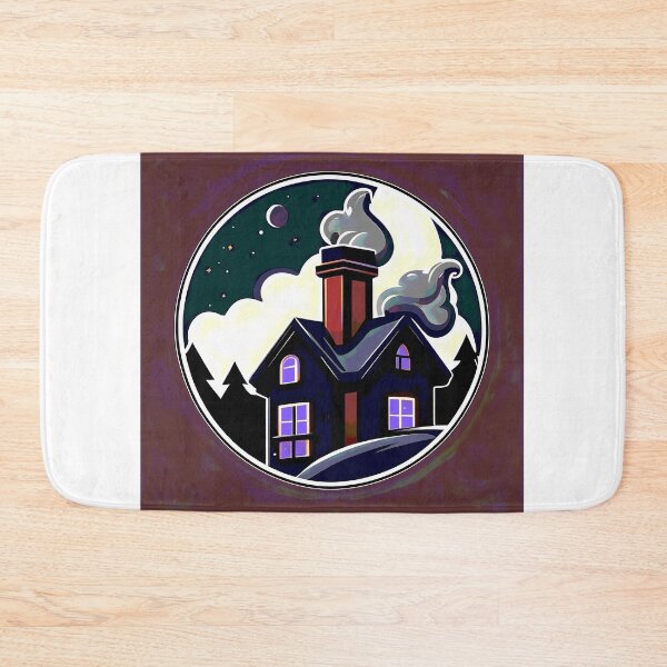 Item preview, chimney house 2023 tileartwork designed and sold by tileartwork.