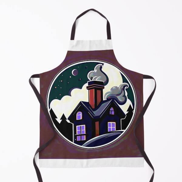Item preview, chimney house 2023 tileartwork designed and sold by tileartwork.