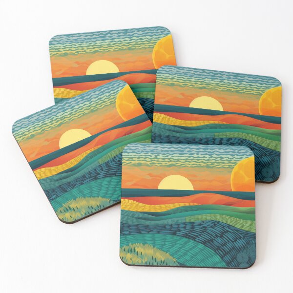 Item preview, Impressionistic field sunrise 2 designed and sold by Lynnchabot.