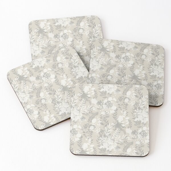 Item preview, Floral gray soft designed and sold by Alessandro Remo Mazzoni Remotextiles.