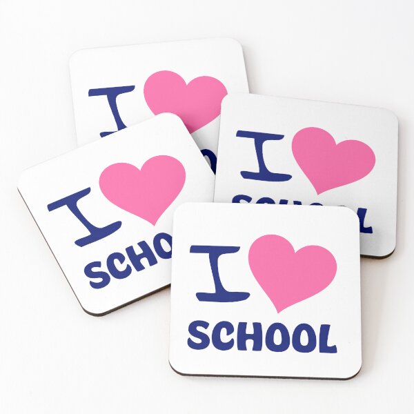 Item preview, I Love School | Teacher | Teachers | Student | Learn | Learning | Educator | University | College | Kindergarten designed and sold by ShoniwDesigns.