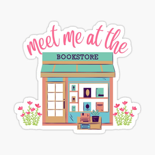 Item preview, Meet Me At The Bookstore designed and sold by OscarAndOphelia.