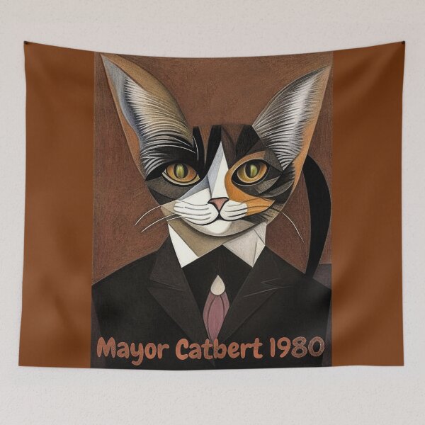 Item preview, The mayor's cat 1980 (Mr Catbert) designed and sold by Dream369.