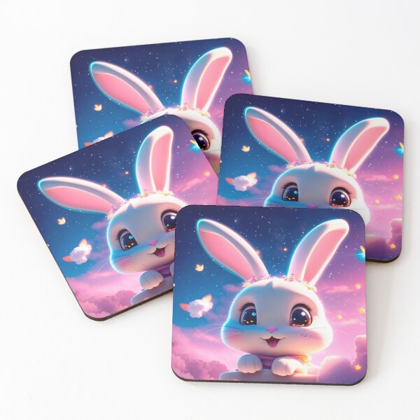 Item preview, Cute little bunny in magical night designed and sold by VizualDevelop.