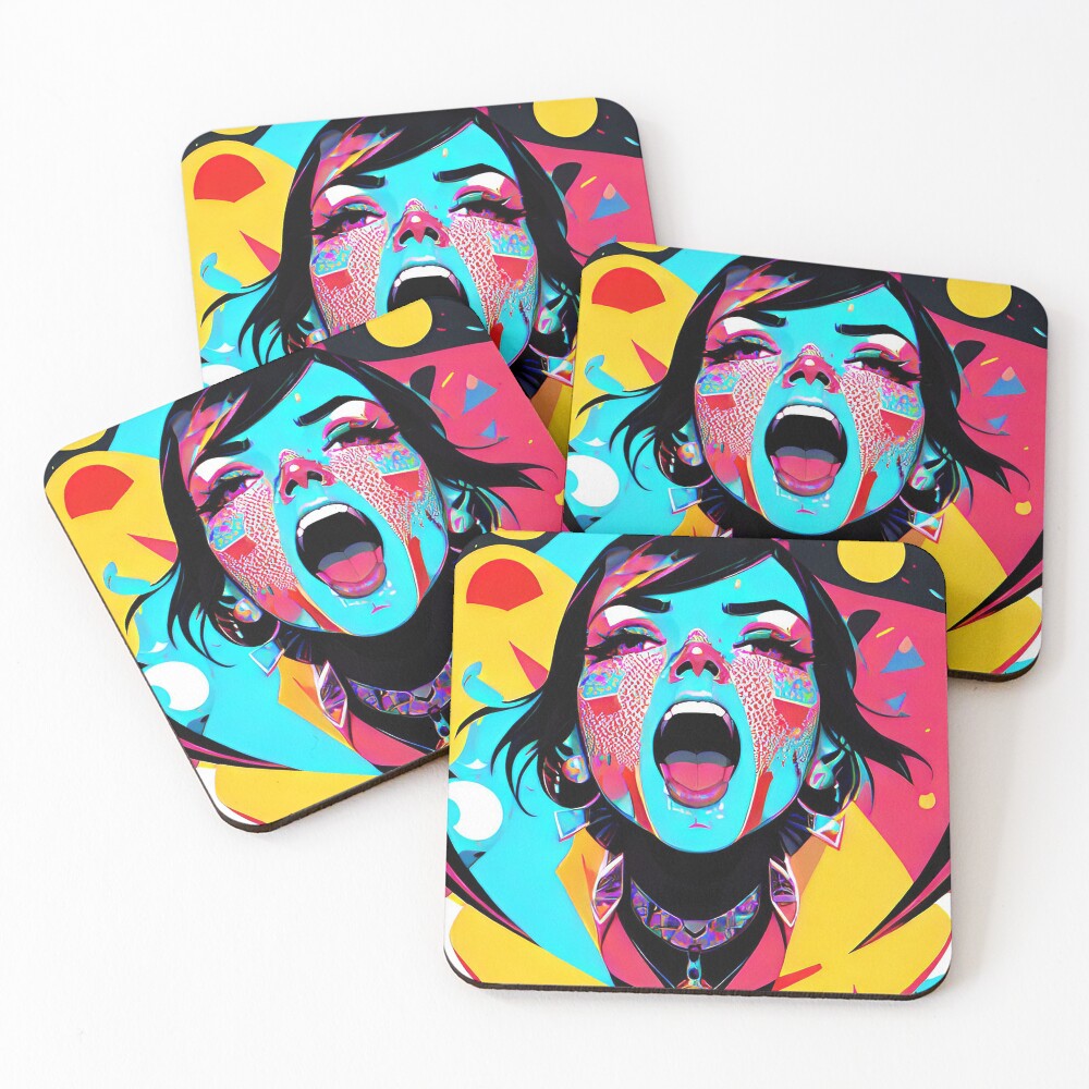 Item preview, Coasters (Set of 4) designed and sold by ThreadsCouture.