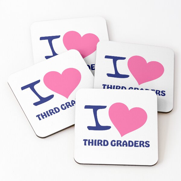 Item preview, I Love Third Graders | Third Grade | 3rd Grade | Teacher | Teachers | Teach | Student | Hot Pink | Heart designed and sold by ShoniwDesigns.