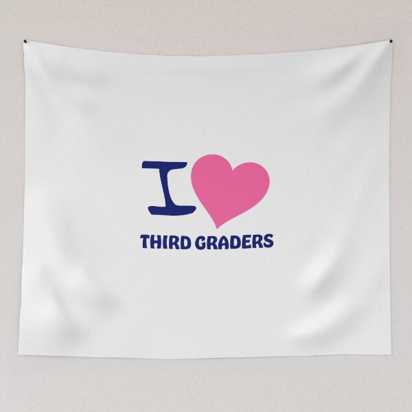 Item preview, I Love Third Graders | Third Grade | 3rd Grade | Teacher | Teachers | Teach | Student | Hot Pink | Heart designed and sold by ShoniwDesigns.