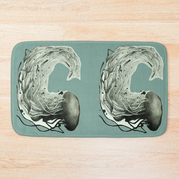 Item preview, Jellyfish with swirling tentacles designed and sold by KnowingWonder.