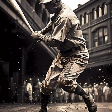 1919 Baseball Photo 3 - Cool Casual Apparel Design | Poster