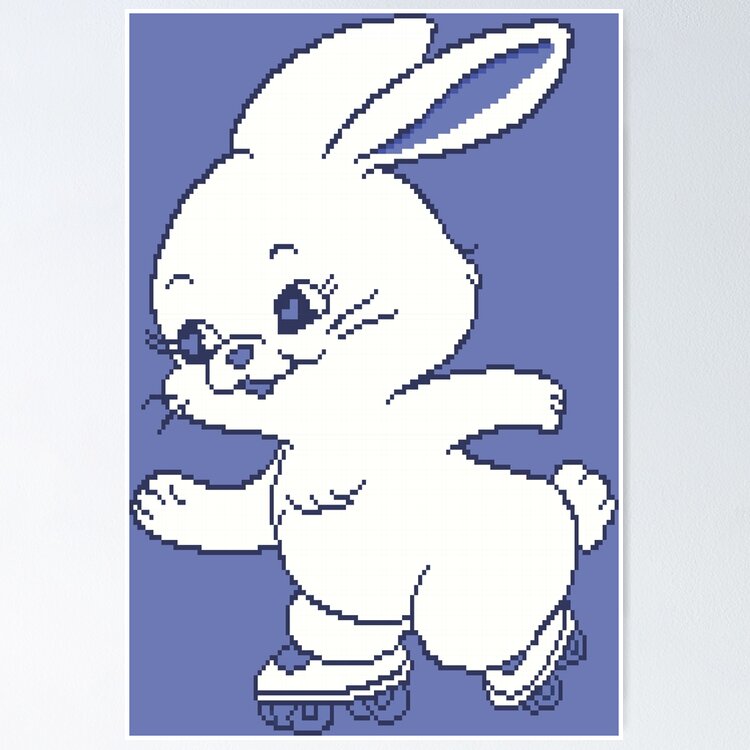 New Jeans Pixel Bunny Sticker