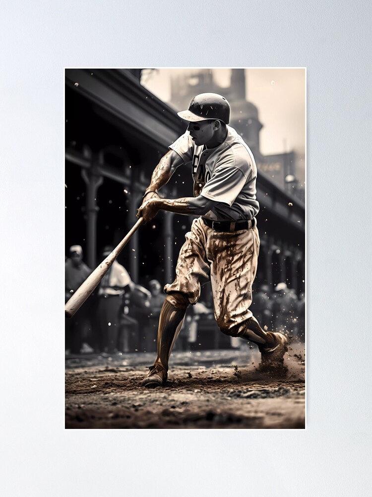 1919 Baseball Photo 4 - Cool Casual Apparel Design | Poster