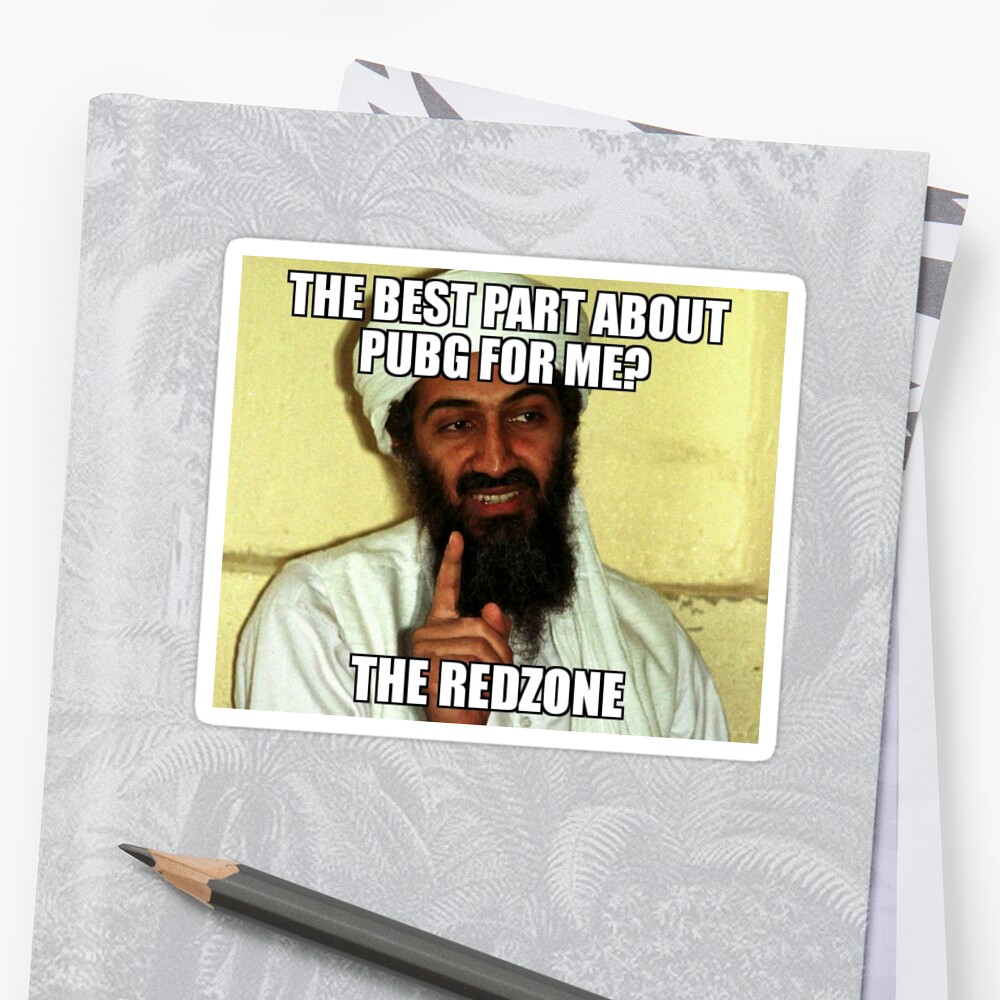 Pubg Meme Redzone Stickers By NIKOisCREATING Redbubble