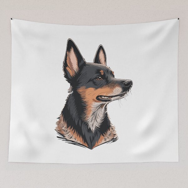 Item preview, Lancashire Heeler Portrait Illustration Art designed and sold by DesignFusion2.