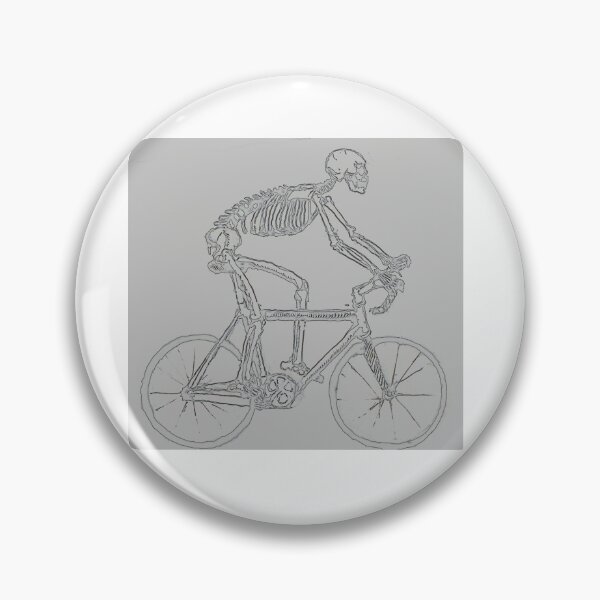 Item preview, Skeletal cyclist, Grey designed and sold by akhir0.