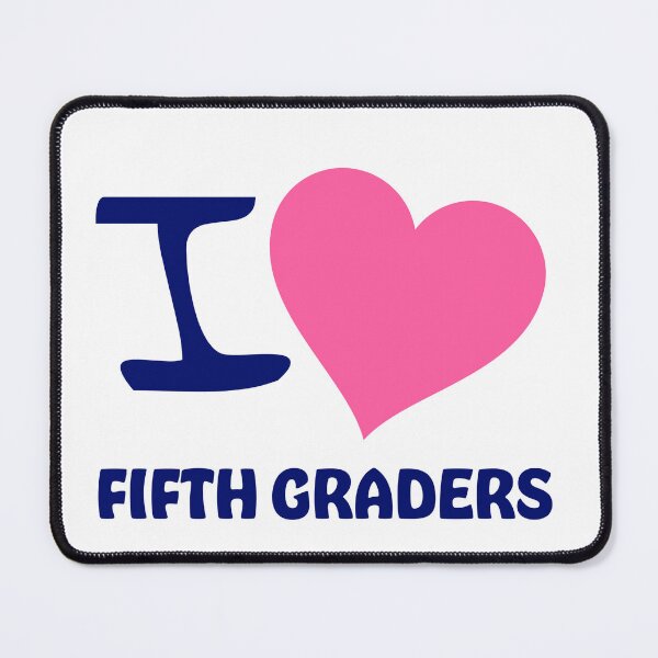 Item preview, I Love Fifth Graders | Fifth Grade | 5th Grade | Teacher | Teachers | Teach | Student | Hot Pink | Heart designed and sold by ShoniwDesigns.