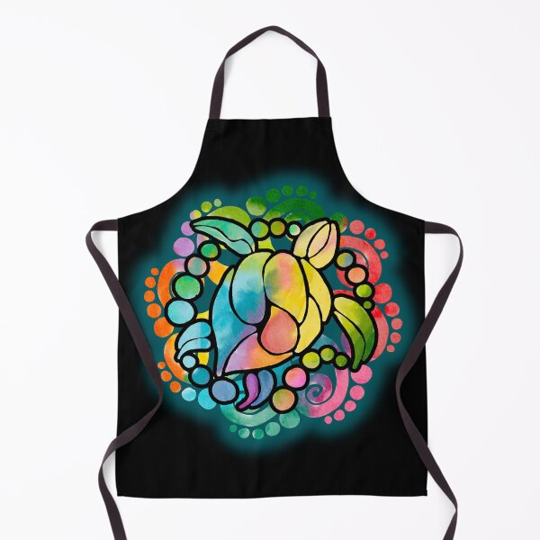 Item preview, Watercolor Stained Glass Turtle designed and sold by SqueakyPickles.