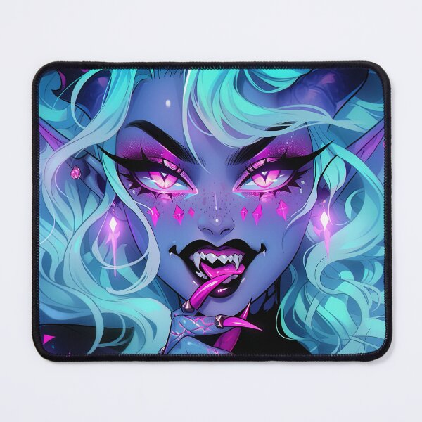 Item preview, Wicked and Seductive Demon Anime Girl designed and sold by bubblegoth.