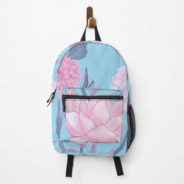 Aperçu de l'œuvre Lotus n friends bleu bébé créée et vendue par IDDFAR.