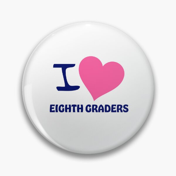 Item preview, I Love Eighth Graders | Eighth Grade | 8th Grade | Teacher | Teachers | Teach | Student | Hot Pink | Heart designed and sold by ShoniwDesigns.