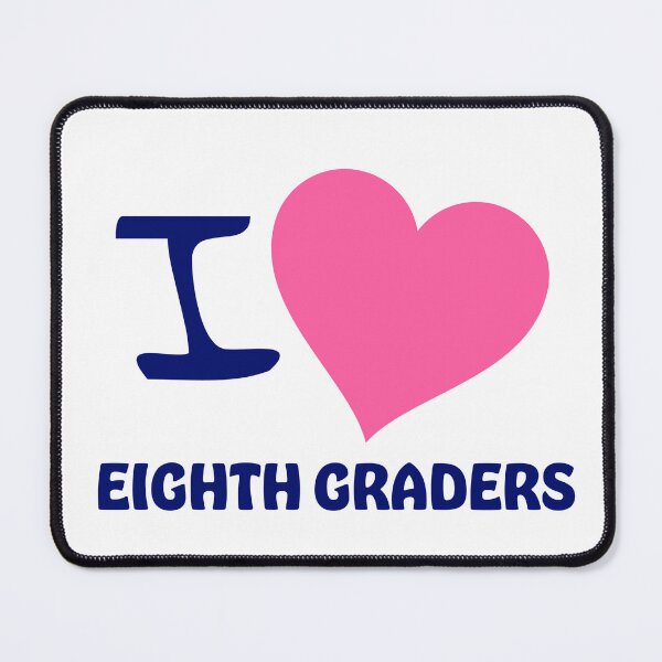 Item preview, I Love Eighth Graders | Eighth Grade | 8th Grade | Teacher | Teachers | Teach | Student | Hot Pink | Heart designed and sold by ShoniwDesigns.