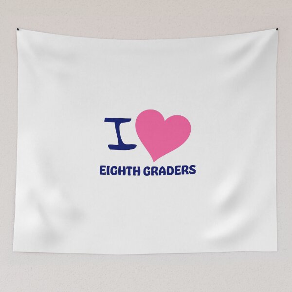 Item preview, I Love Eighth Graders | Eighth Grade | 8th Grade | Teacher | Teachers | Teach | Student | Hot Pink | Heart designed and sold by ShoniwDesigns.