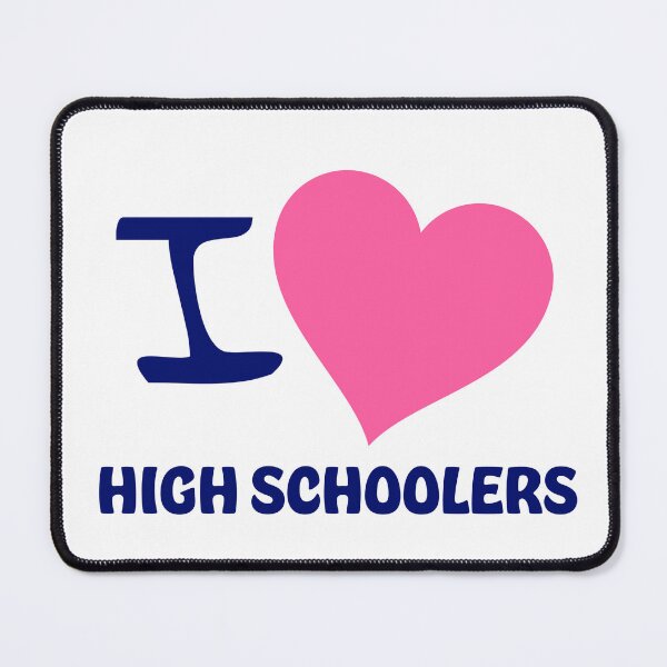 Item preview, I Love High Schoolers | High School | Freshmen | Sophomore | Teacher | Teachers | Teach | Student | Hot Pink | Heart designed and sold by ShoniwDesigns.