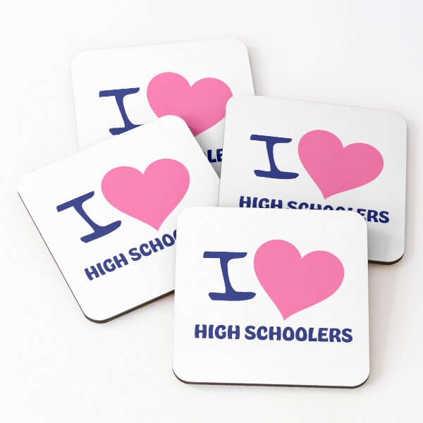 Item preview, I Love High Schoolers | High School | Freshmen | Sophomore | Teacher | Teachers | Teach | Student | Hot Pink | Heart designed and sold by ShoniwDesigns.
