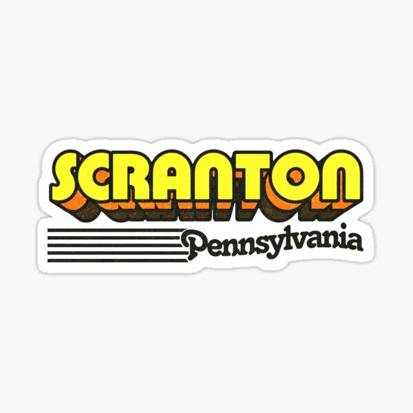 Item preview, Scranton, Pennsylvania | Retro Stripes designed and sold by retroready.