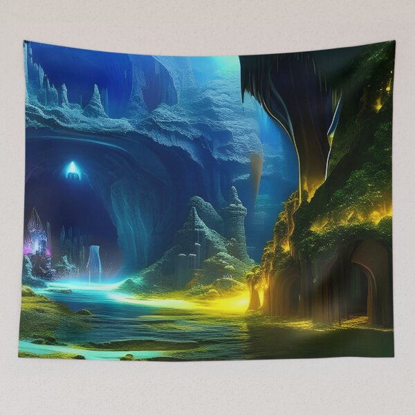 Aperçu de l'œuvre Caverne de cristal de roche. créée et vendue par Kenosuke78.