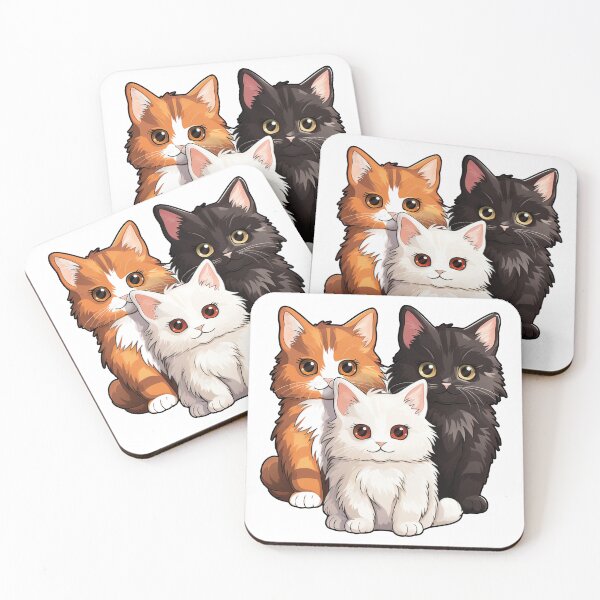 Aperçu de l'œuvre Chats mignons créée et vendue par Cathrine Elizabeth Blan.