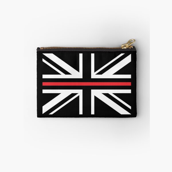Item preview, British Fire Rescue -Thin Red Line Union Jack Flag designed and sold by RENAGADE4LYF.