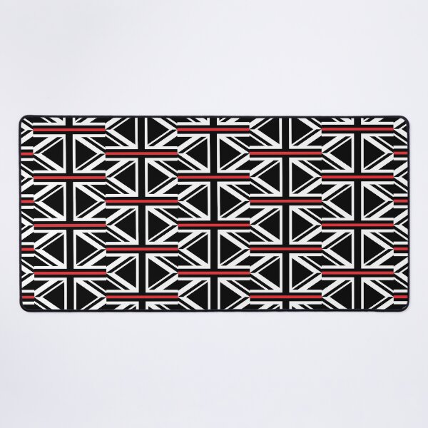 Item preview, British Fire Rescue -Thin Red Line Union Jack Flag designed and sold by RENAGADE4LYF.