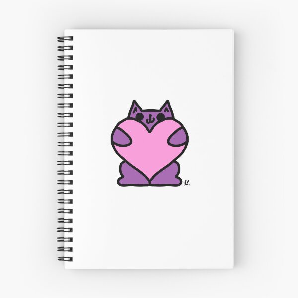 Item preview, kitty heart designed and sold by Doodles Creations.