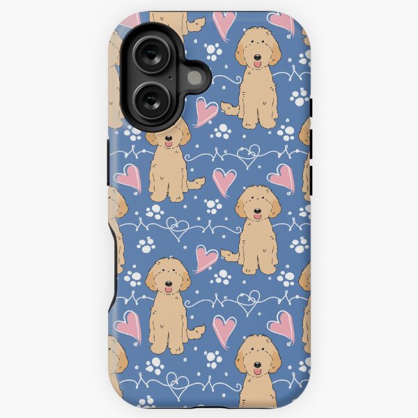 Vista previa del artículo con la obra «AMOR albaricoque perro labradoodle», diseñado y vendido por Lulupainting.