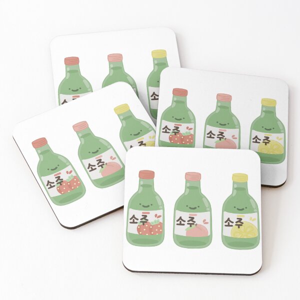 Item preview, soju set designed and sold by Dengdengstudios.