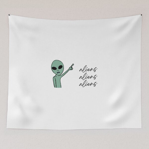 Item preview, Aliens Aliens Aliens designed and sold by DesigningSimple.
