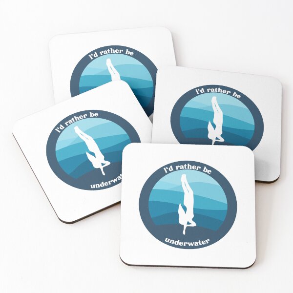 Item preview, I'd rather be underwater - FREEDIVER designed and sold by mermaidmegan.