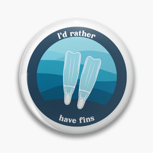 Item preview, I'd rather have fins - diver designed and sold by mermaidmegan.