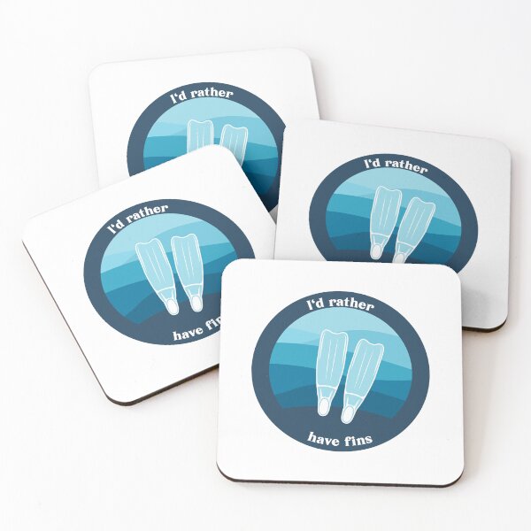 Item preview, I'd rather have fins - diver designed and sold by mermaidmegan.