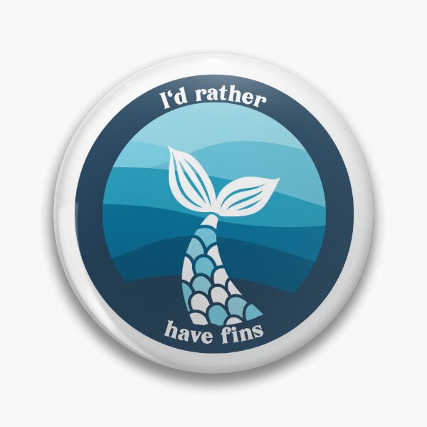 Item preview, I'd rather have fins - mermaid designed and sold by mermaidmegan.
