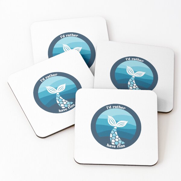 Item preview, I'd rather have fins - mermaid designed and sold by mermaidmegan.