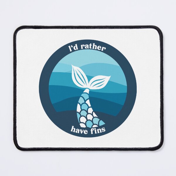Item preview, I'd rather have fins - mermaid designed and sold by mermaidmegan.