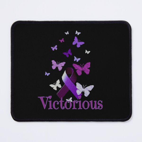 Item preview, Purple Awareness Ribbon with Butterflies Victorious designed and sold by Alondra.