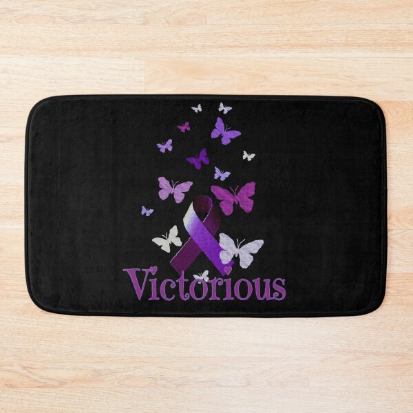 Item preview, Purple Awareness Ribbon with Butterflies Victorious designed and sold by Alondra.