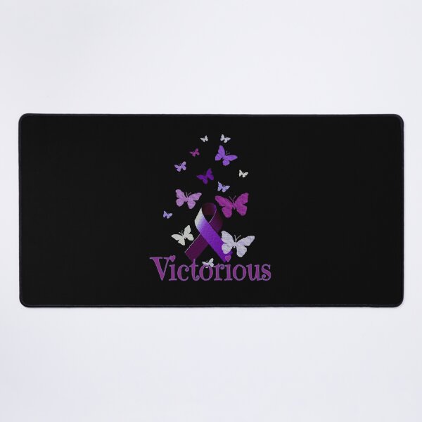 Item preview, Purple Awareness Ribbon with Butterflies Victorious designed and sold by Alondra.