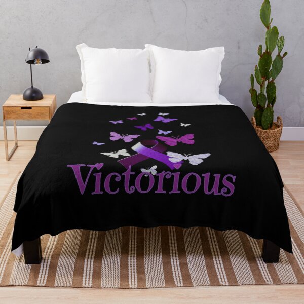Item preview, Purple Awareness Ribbon with Butterflies Victorious designed and sold by Alondra.