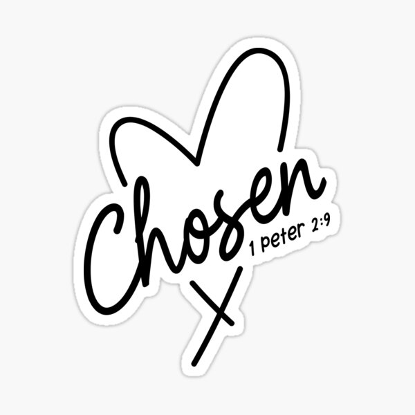 Item preview, Chosen Heart | 1 Peter 2:9 designed and sold by BrightlyBeams.